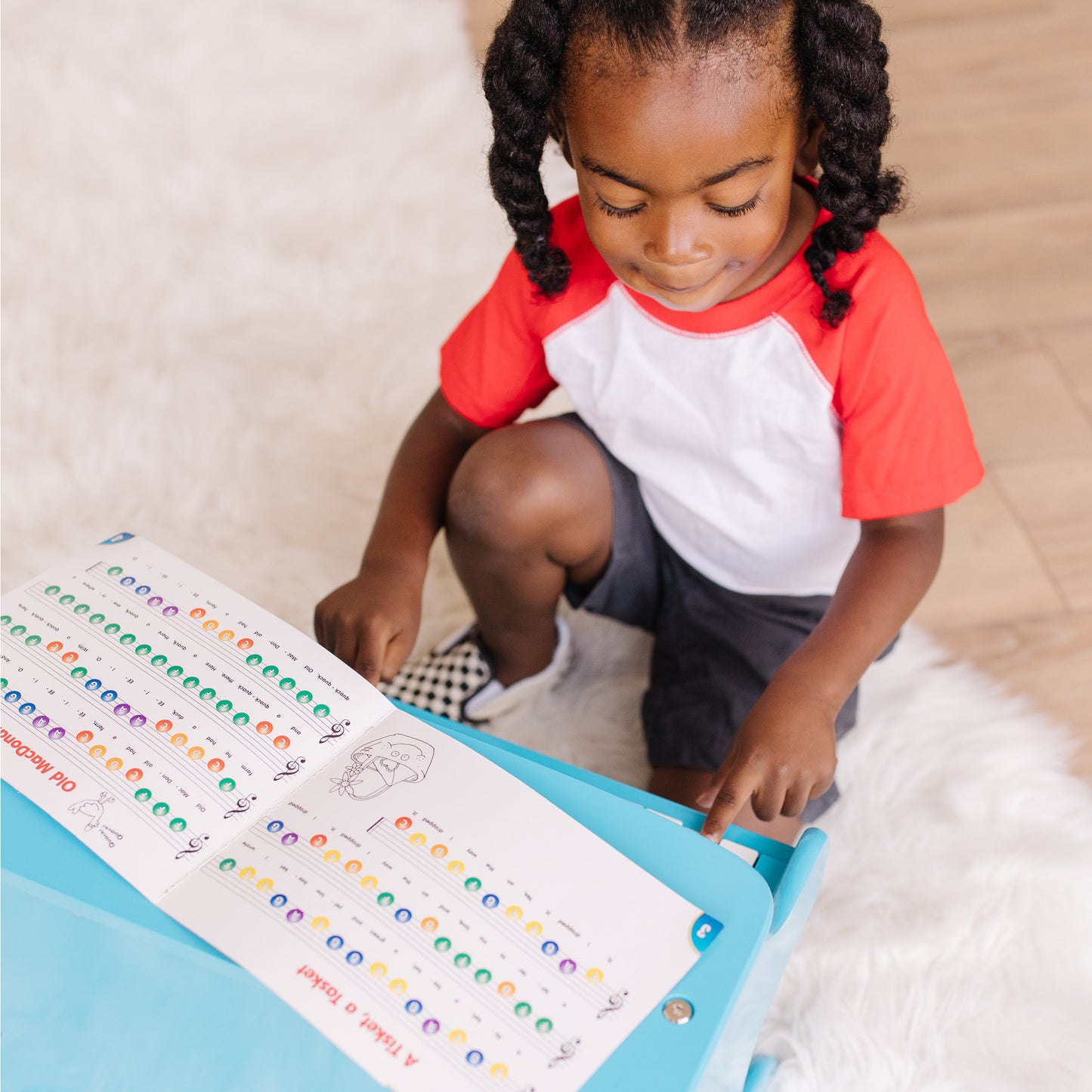 Walmart Melissa & Doug Learn-to-Play Piano with 25 Keys and Color-Coded Songbook - Blue