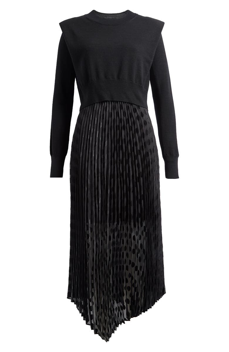 AllSaints Leia Merino Wool Sweater & Dot Slipdress Set