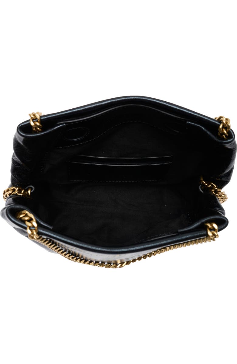 Veronica Beard Small Slouch Metallic Convertible Leather Shoulder Bag