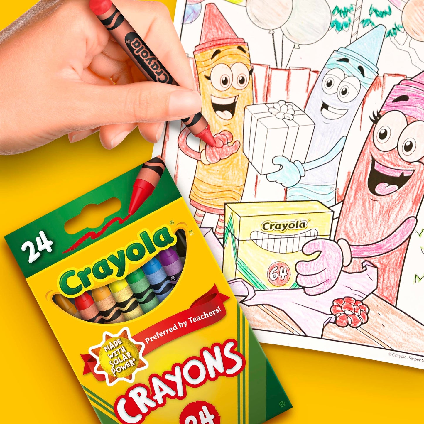 Walmart Crayola Crayons, 24 Count, Back to School Supplies, Classroom Must Haves for Teachers, Classic Colors, Gifts, 3+