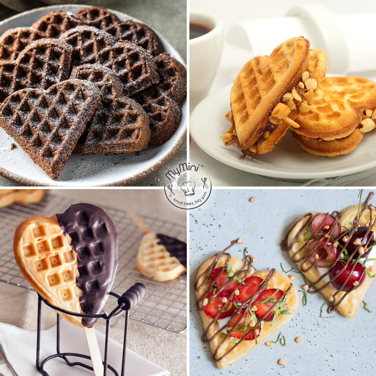 Walmart MyMini Heart Waffle Maker
