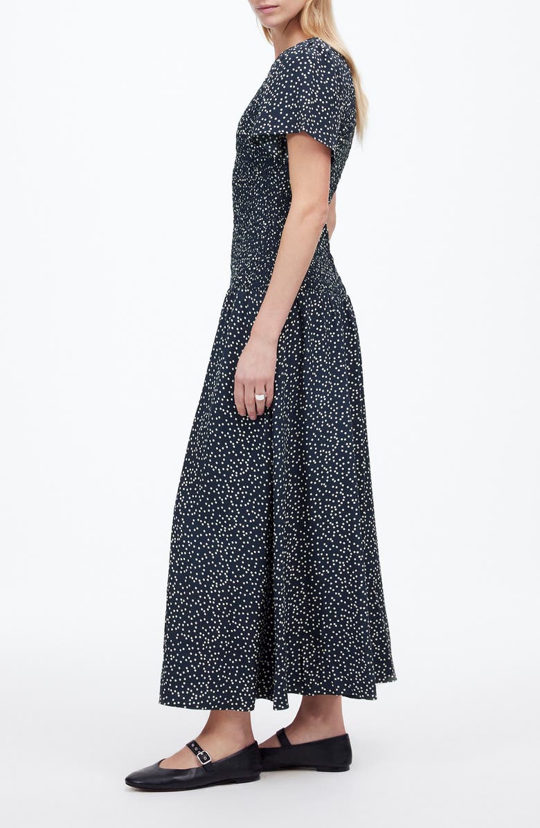 Madewell Smocked Midi Dress