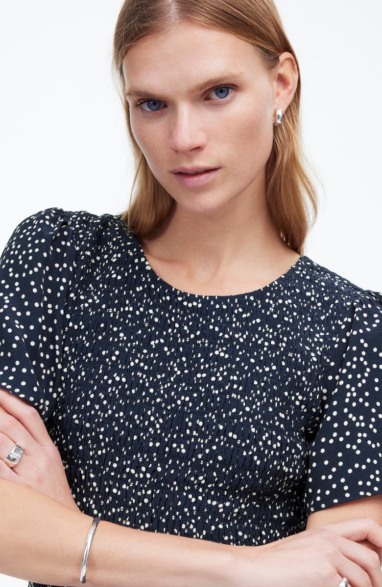 Madewell Smocked Midi Dress