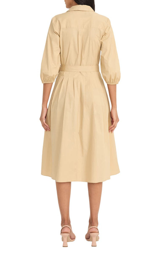 Maggy London Long Sleeve Midi Shirtdress