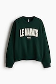 H & M Sweatshirt with Printed Motif
