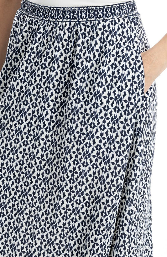 MAX STUDIO Printed Maxi Skirt