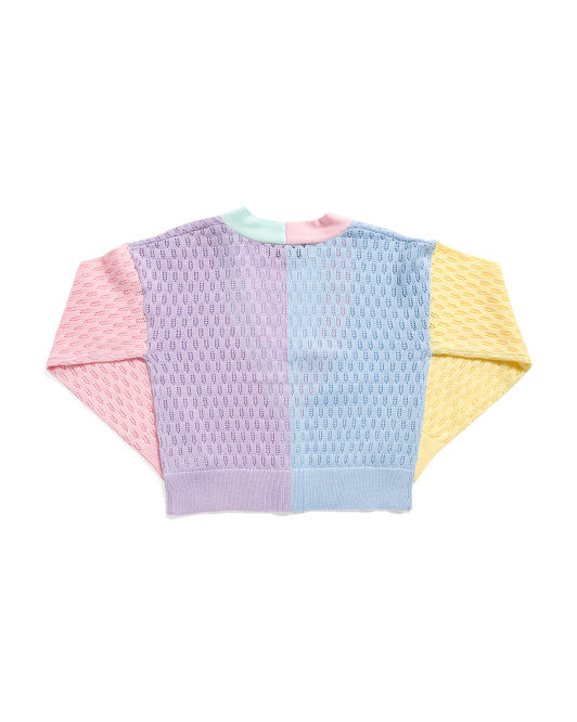 CENTRAL PARK WEST Big Girls Pointelle Cardigan