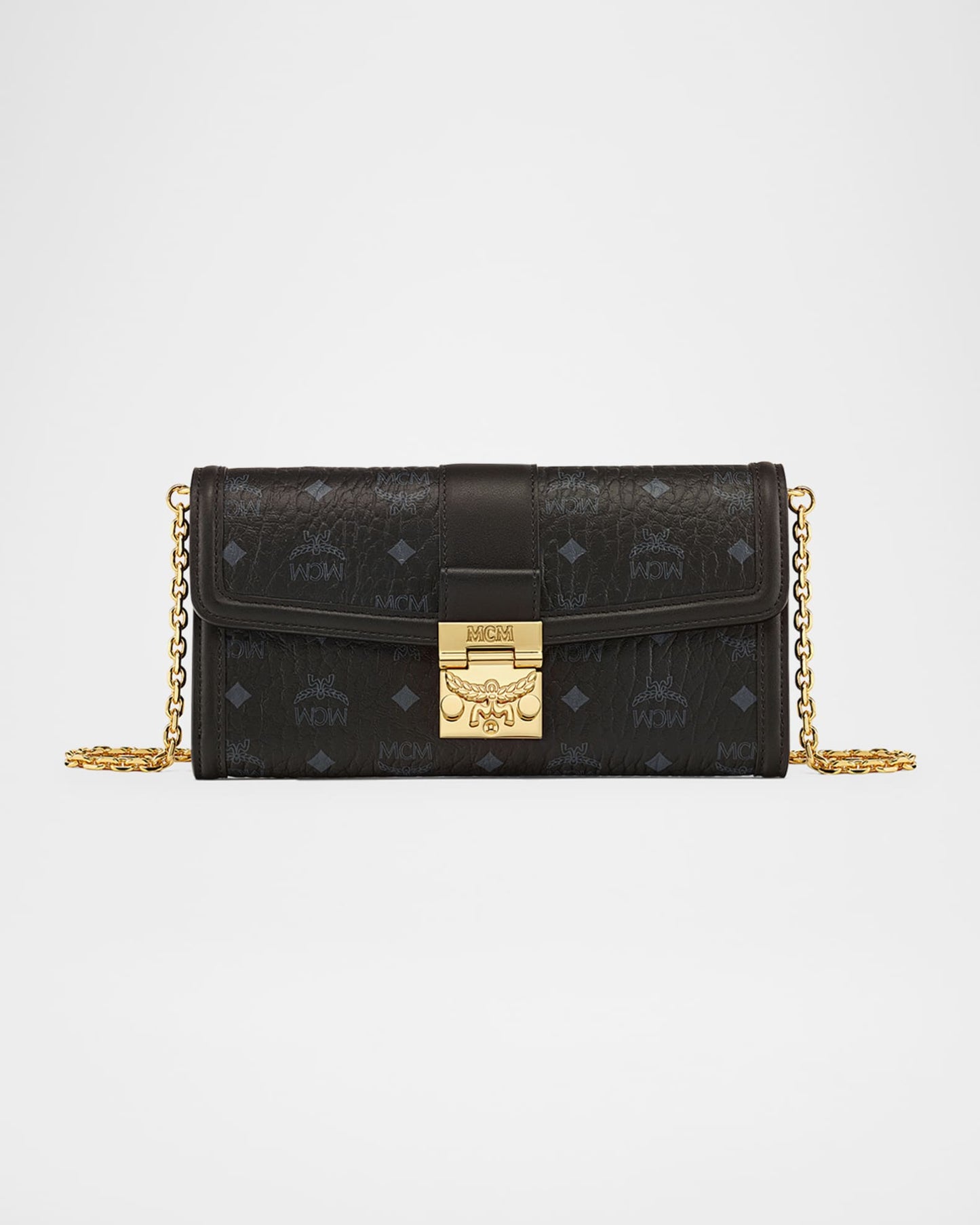 MCMTracy Large Monogram Wallet on Chain