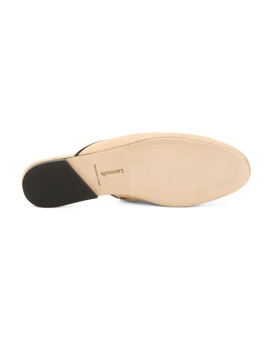 LARROUDE Made In Brazil Venice Flat Mules