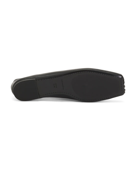 REFORMATION Made In Brazil Leather Mikayla Ballet Flats