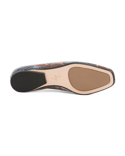 27 EDIT NATURALIZER Leather Carla Flats