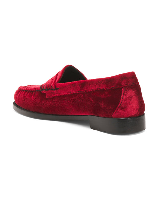 GH BASS Velvet Whitney Weejun Loafers