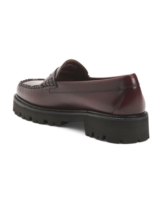 GH BASS Leather Whitney Super Lug Loafers
