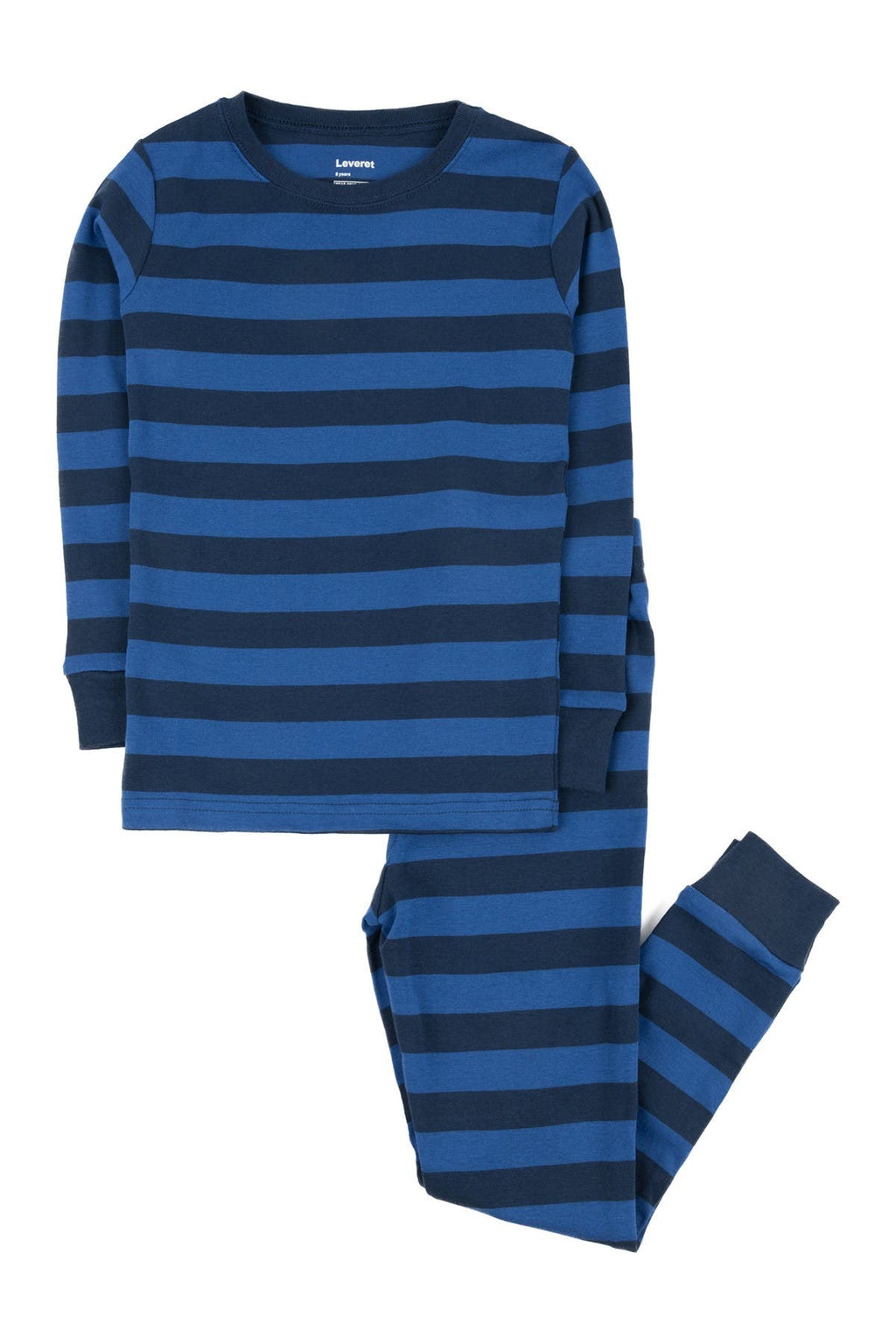 LEVERET,
                                                Striped Pajama Set,
                                                Main thumbnail 1, color,
                                                MULTI