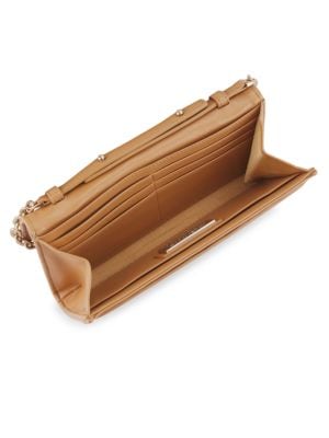 Valentino by Mario Valentino
Cesare Sauvage Diamond-Shaped Embellished Leather Chain Wallet