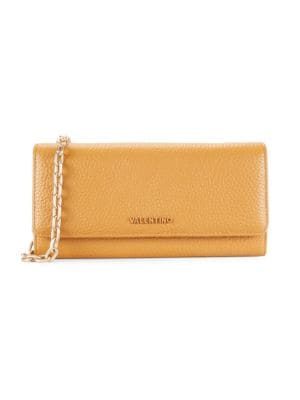 Valentino by Mario Valentino
Juniper Dollaro Pebbled-Leather Wallet-On-Chain
