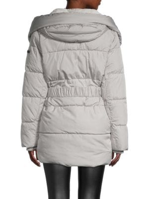 BCBGMAXAZRIA
Faux Fur-Lined Hooded Puffer Jacket