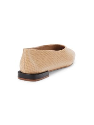 Saks Fifth Avenue
Snakeskin-Embossed Leather Ballet Flats
