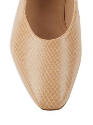 Saks Fifth Avenue
Snakeskin-Embossed Leather Ballet Flats