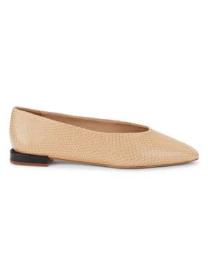 Saks Fifth Avenue
Snakeskin-Embossed Leather Ballet Flats