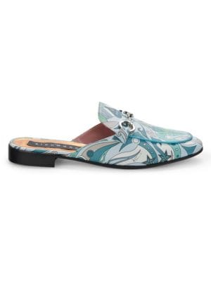 John Richmond
Swirl Leather Mules