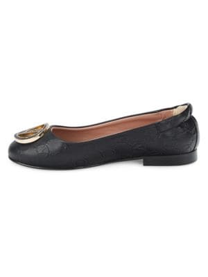 Valentino by Mario Valentino
Calliope Monogram Leather Ballet Flats