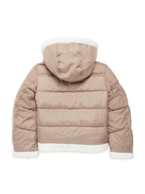 Sam Edelman
Girl’s Faux Sherpa Puffer Jacket