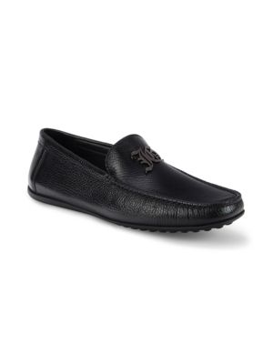 John Galliano
Logo Leather Driving Loafers