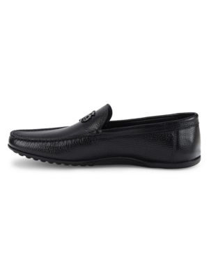 John Galliano
Logo Leather Driving Loafers