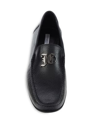 John Galliano
Logo Leather Driving Loafers