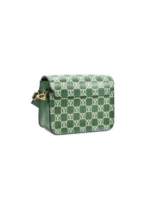 Valentino by Mario Valentino
Bijou Monogram Leather Shoulder Bag