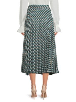 Max Studio
Geometric Print Pleated Midi Skirt