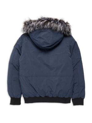 Pajar
Little Boy's & Boy's Anderson Faux Fur Hood Bomber Jacket