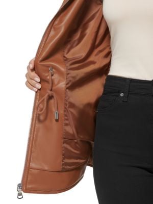 Kenneth Cole
Quilted Faux Fur Trim Anorak Jacket
