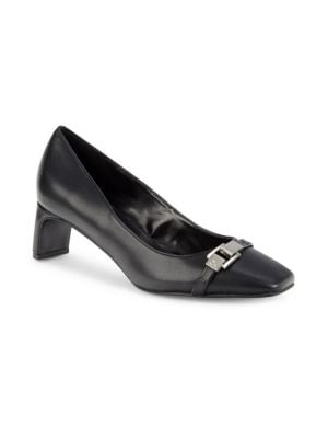 Calvin Klein
Kckavita Square Toe Leather Pumps