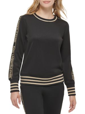 Karl Lagerfeld Paris
Tape Crewneck Sweatshirt