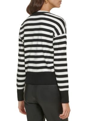 Karl Lagerfeld Paris
Stripe Cardigan