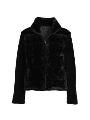 Blue Duck
Faux Fur Reversible Quilted Jacket