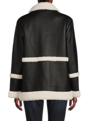 Avec Les Filles
Faux Shearling Coat