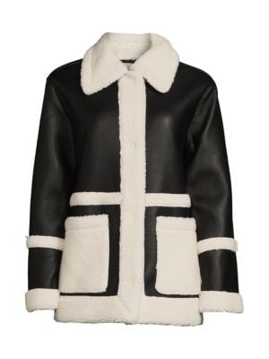 Avec Les Filles
Faux Shearling Coat
