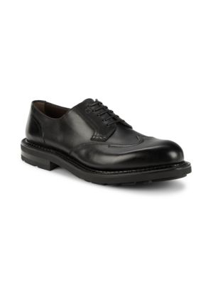 Salvatore Ferragamo
Wingtip Chunky Leather Bluchers