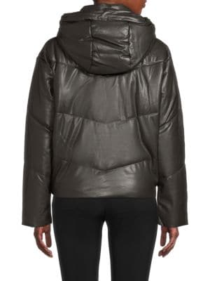 LOVE TOKEN
Leo Quilted Zip Front Puffer Jacket