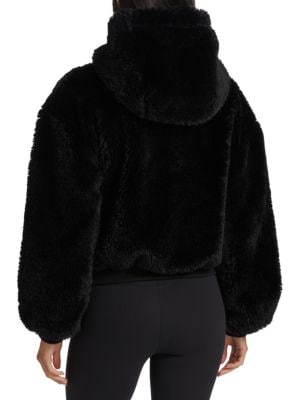 Blanc Noir
Reversible Faux Fur Hoodie