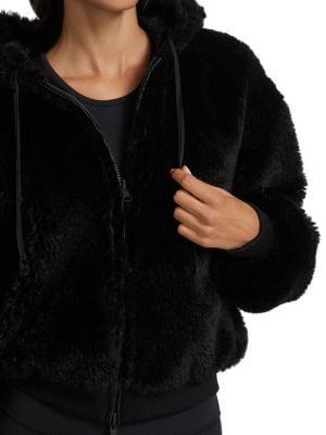 Blanc Noir
Reversible Faux Fur Hoodie