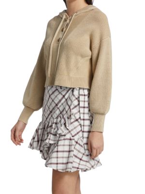 Veronica Beard
Ursina Puff-Sleeve Hoodie