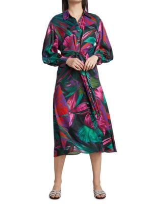 Farm Rio
Midnight Leaves Midi Dress