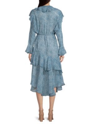 Rebecca Taylor
Floral Chiffon Ruffle Shirtdress