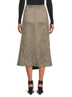 DKNY
Faux Suede Midi Skirt