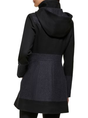 Guess
Hooded Wool Blend Coat