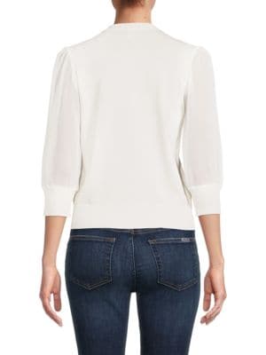 Wdny
Faux Pearl Button Cardigan